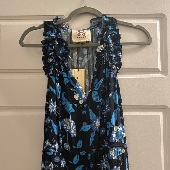 FIGUE Gabriella Midi Length floral printed dress - NWT - Picture 1 of 7
